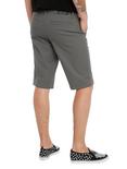 RUDE Grey Workwear Shorts, CHARCOAL, alternate