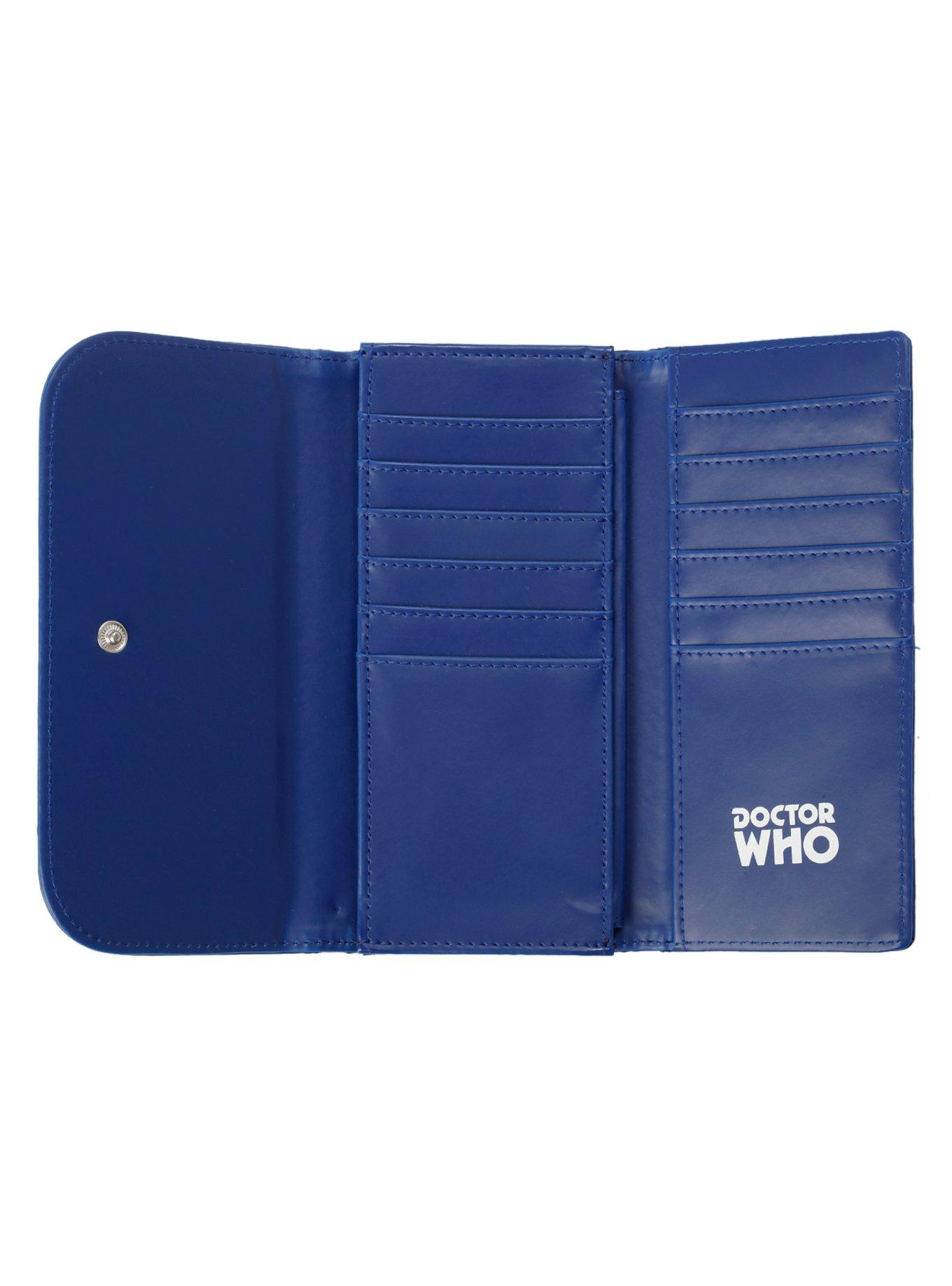 Doctor Who TARDIS Schematic Flap Wallet, , alternate