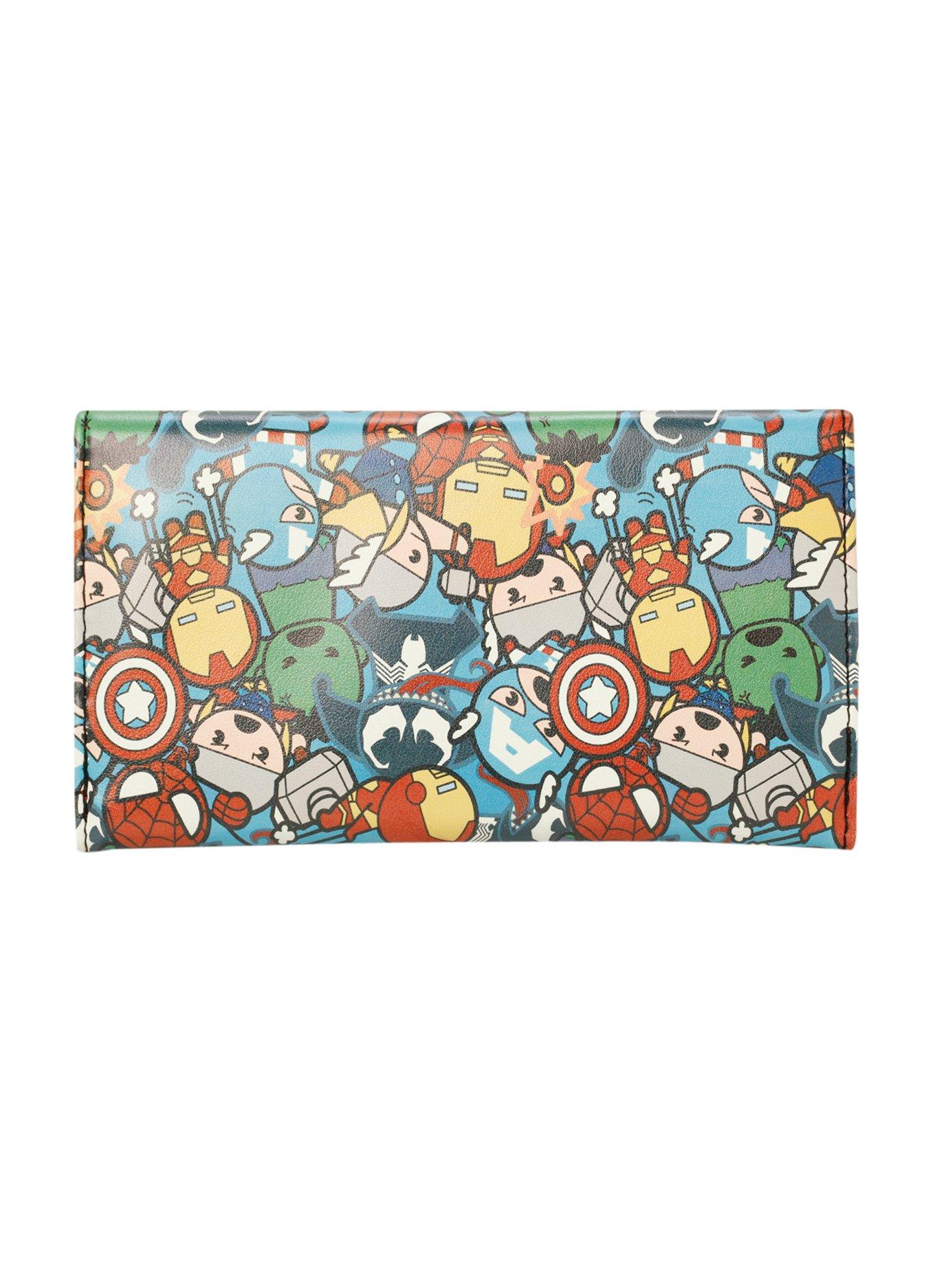 Marvel Kawaii Characters Flap Wallet, , alternate