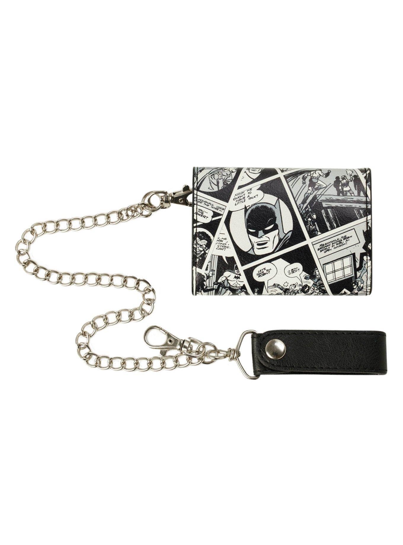 DC Comics Batman Comic Chain Wallet, , alternate