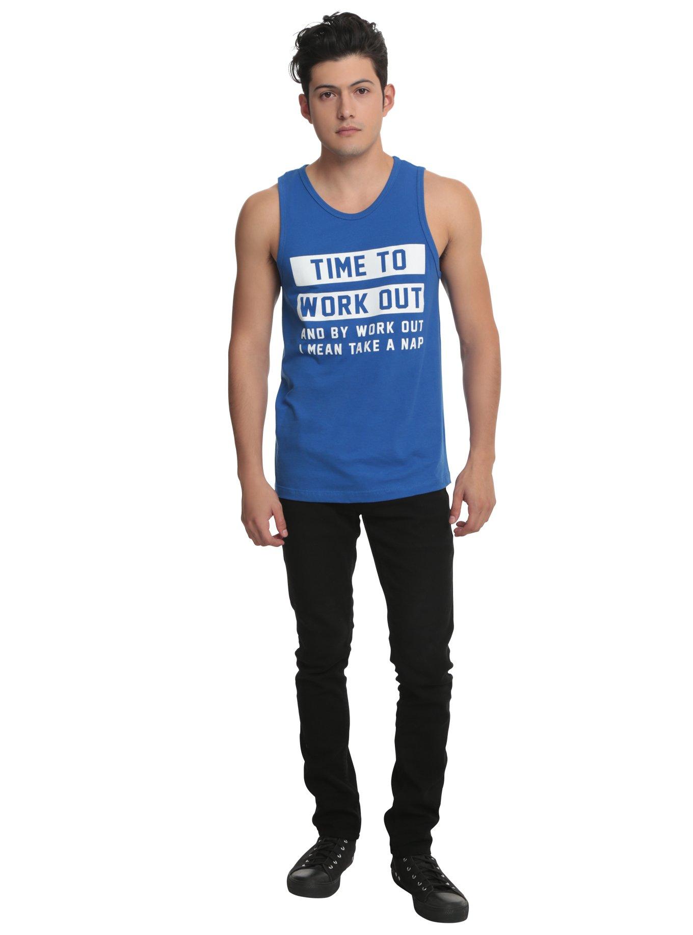 Time To Work Out Tank Top, , alternate