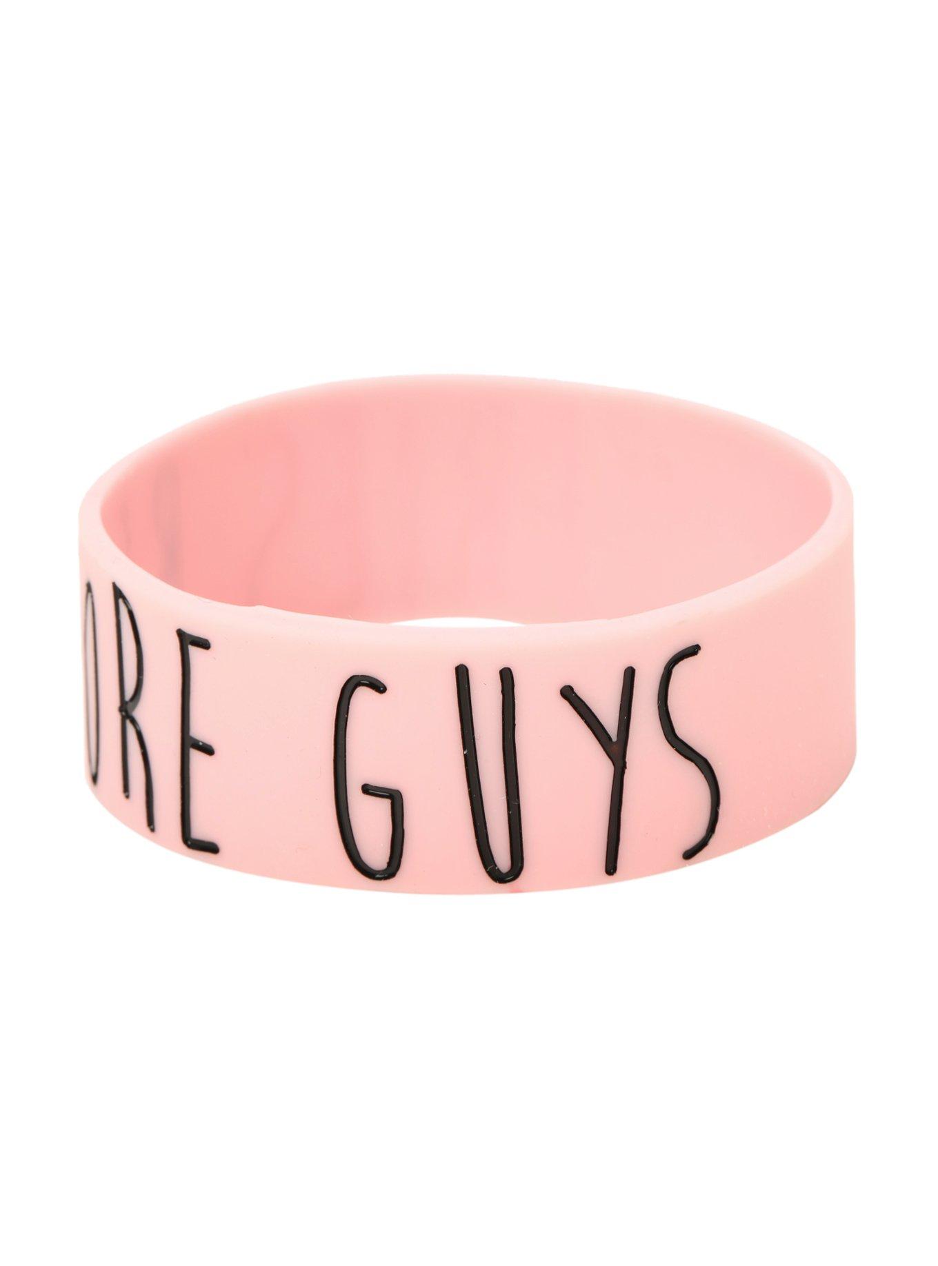 Fries Before Guys Rubber Bracelet, , alternate