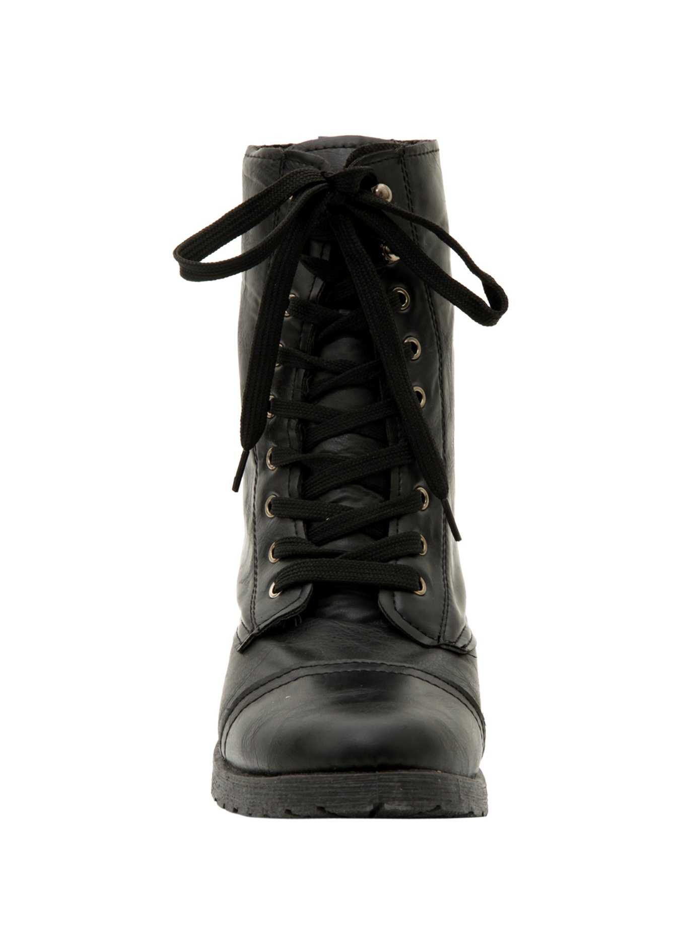 Hot topic black outlet combat boots