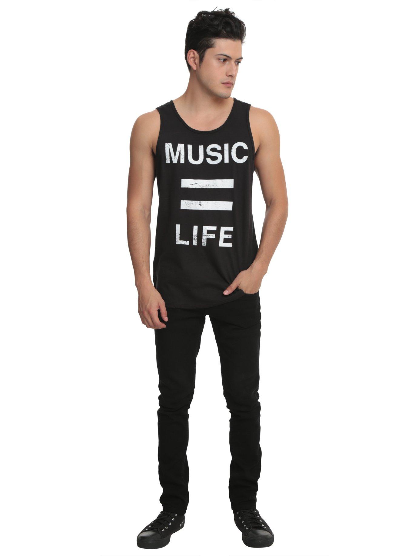 Music = Life Tank Top, , alternate