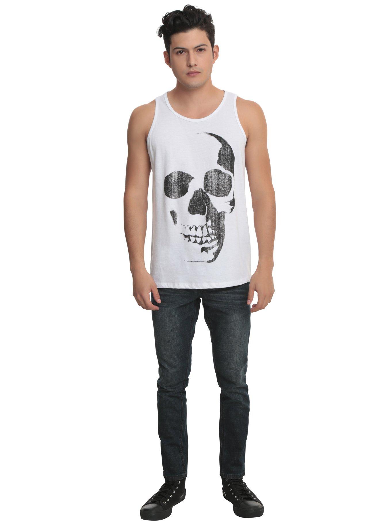 Skull Tank Top, , alternate