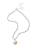 Moon & Star Mood Cord Necklace, , alternate