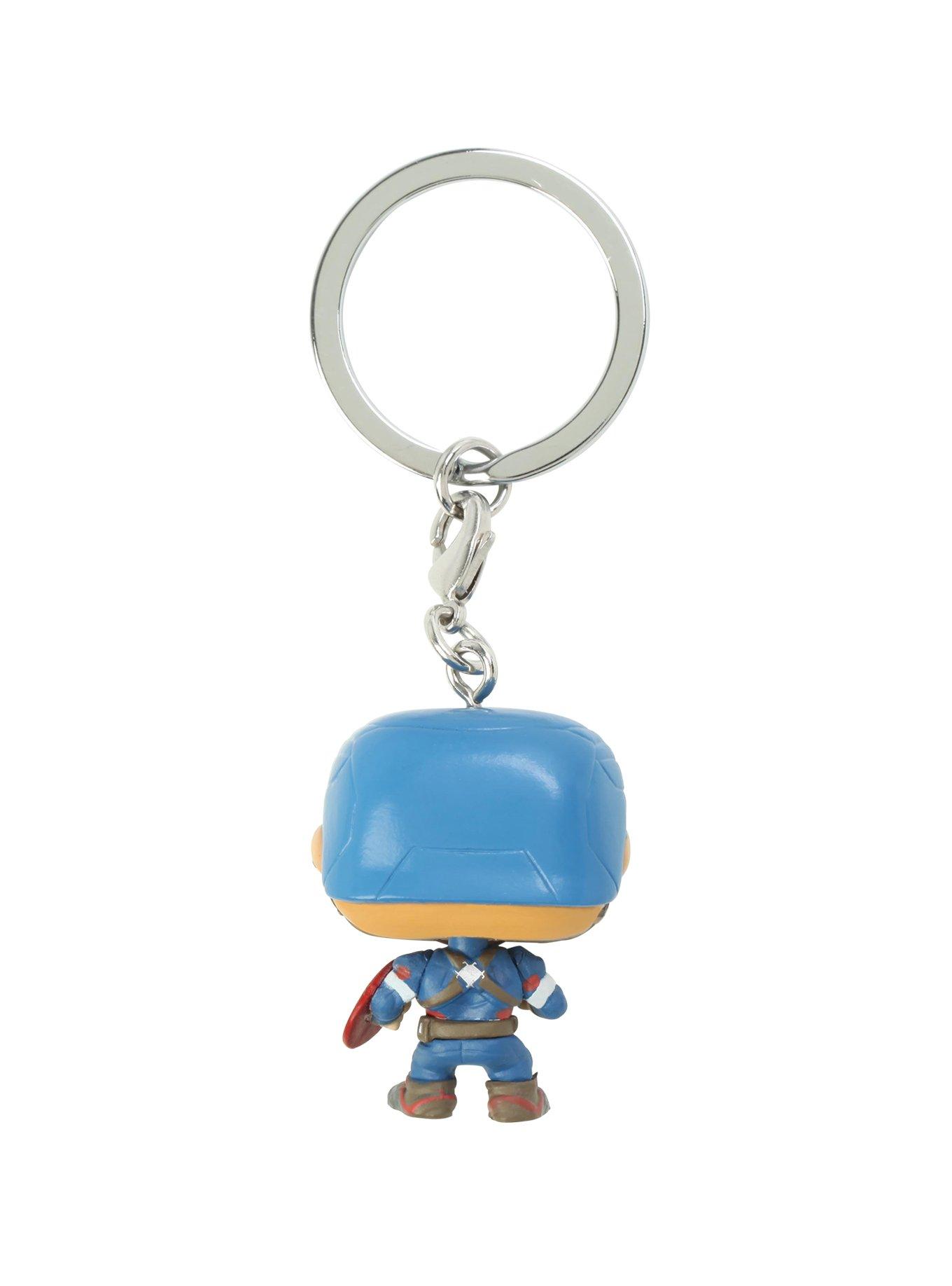 Funko Marvel Avengers: Age Of Ultron Pocket Pop! Captain America Key Chain, , alternate
