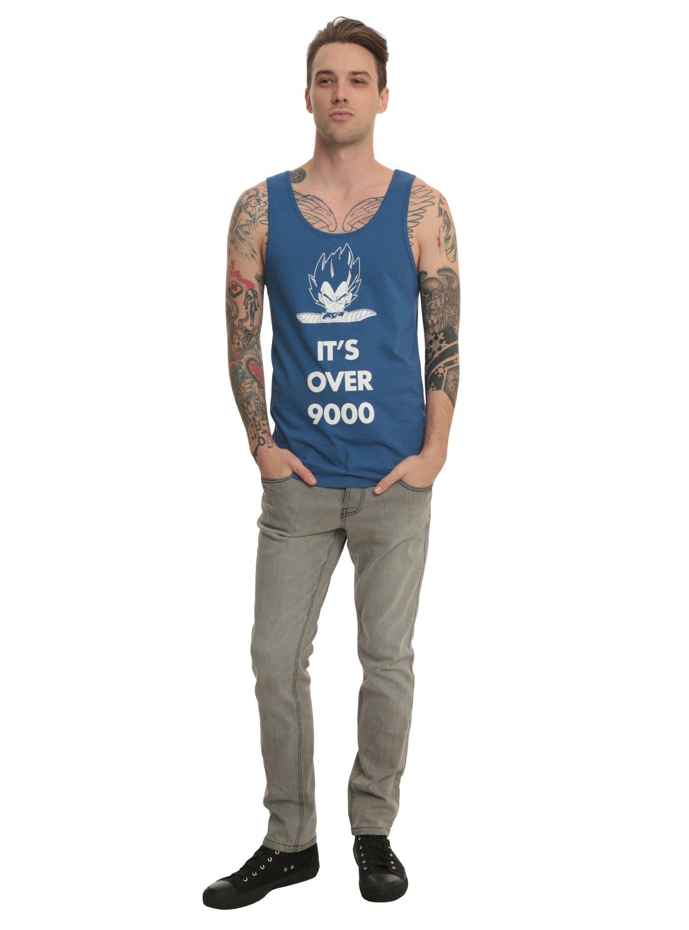 Dragon Ball Z It's Over 9000 Tank Top, , alternate