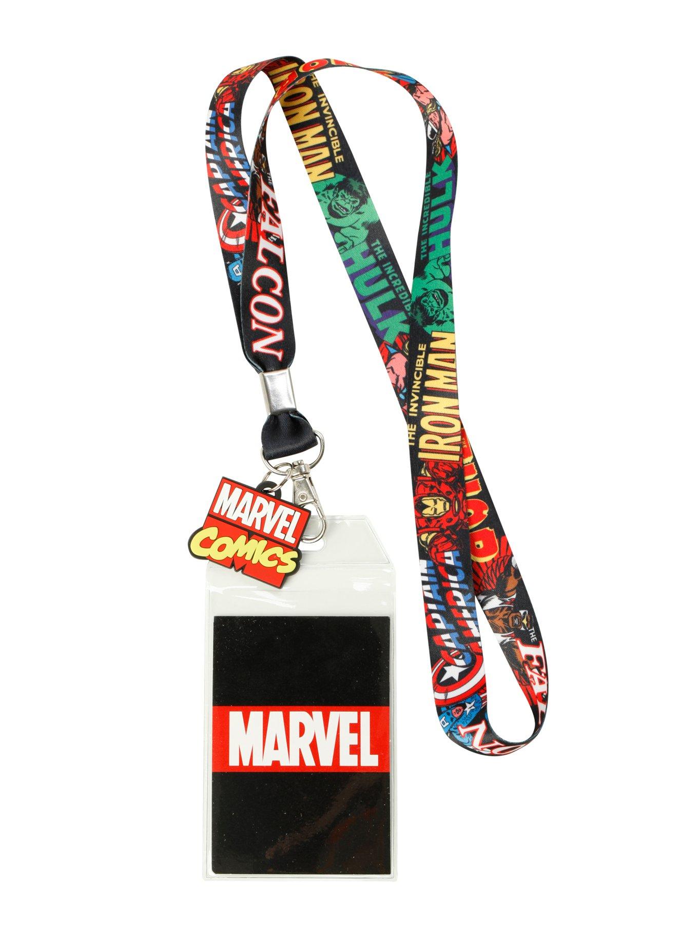 Marvel Comics Characters Lanyard, , alternate