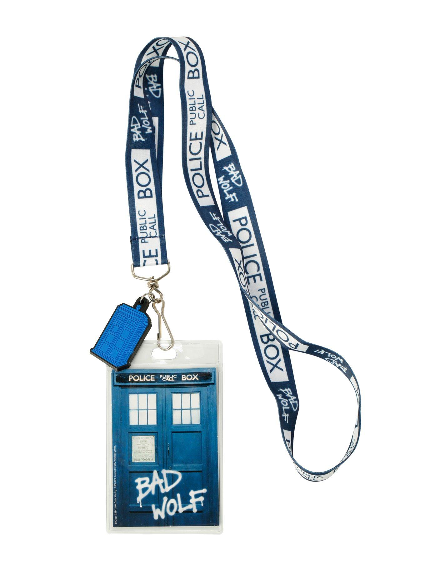 Doctor Who Bad Wolf TARDIS Lanyard, , alternate