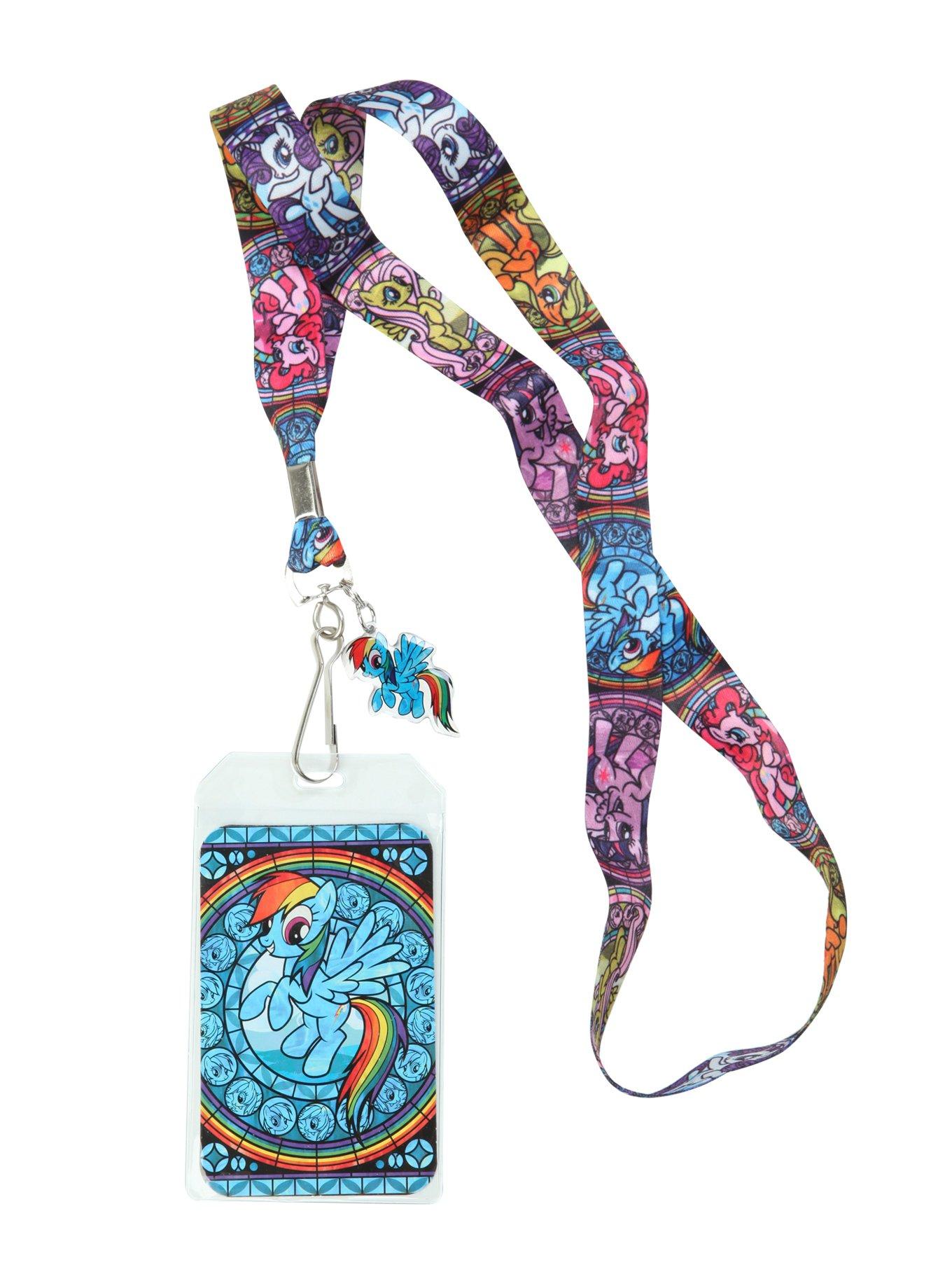 My Little Pony Rainbow Dash Stained Glass Lanyard, , alternate