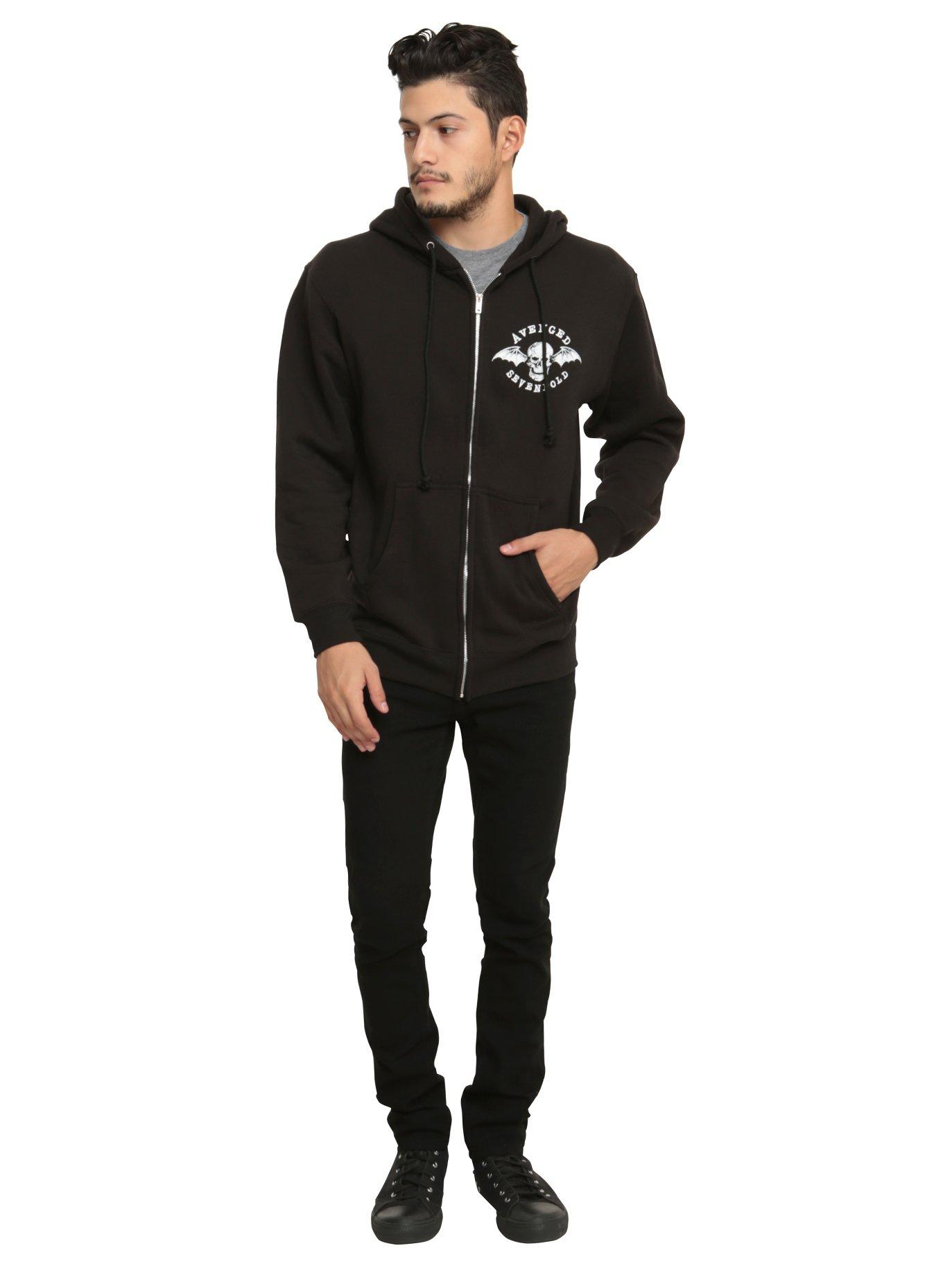 Avenged Sevenfold Web Hoodie, , alternate