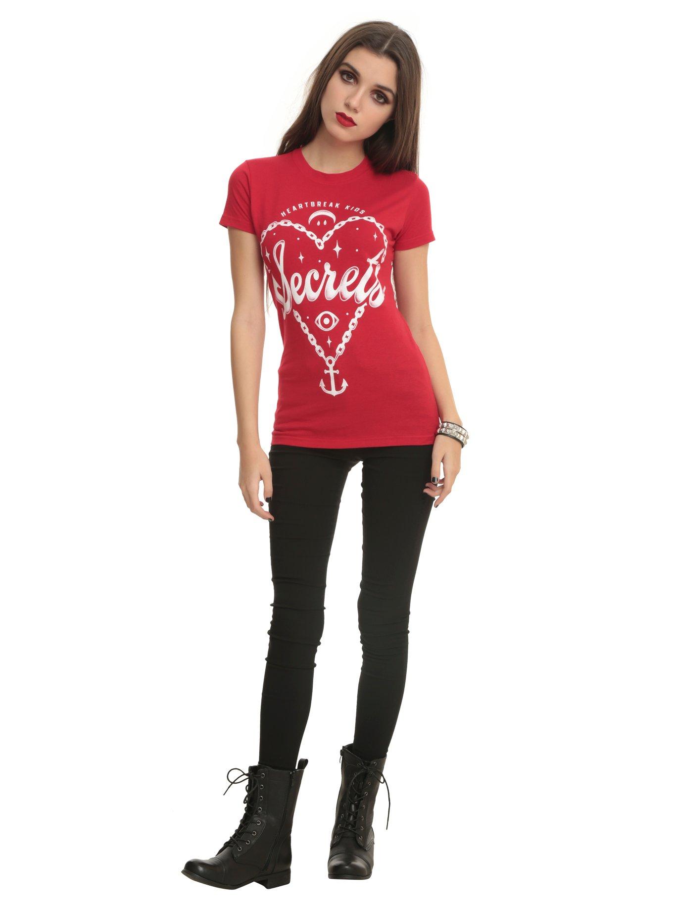 Secrets Heartbreak Kids Girls T-Shirt, , alternate