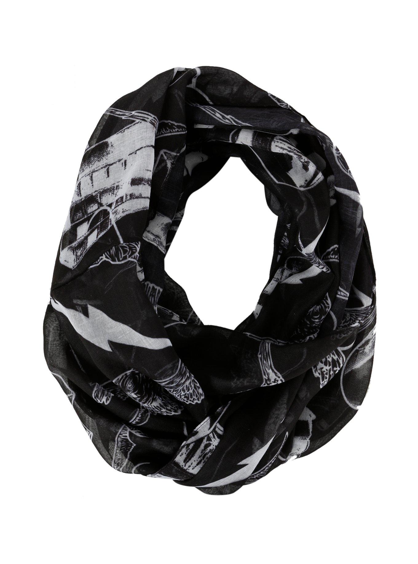 Harry Potter Symbols Print Infinity Scarf, , alternate