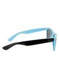 Black & Turquoise Retro Sunglasses, , alternate