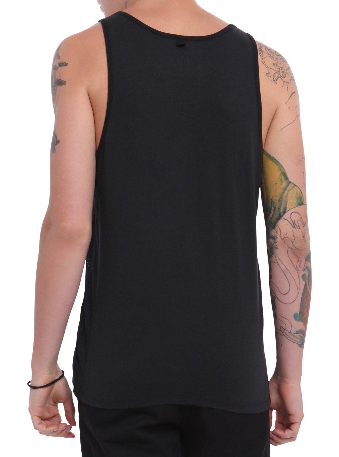 RUDE Cosmic Skull Tank Top, , alternate