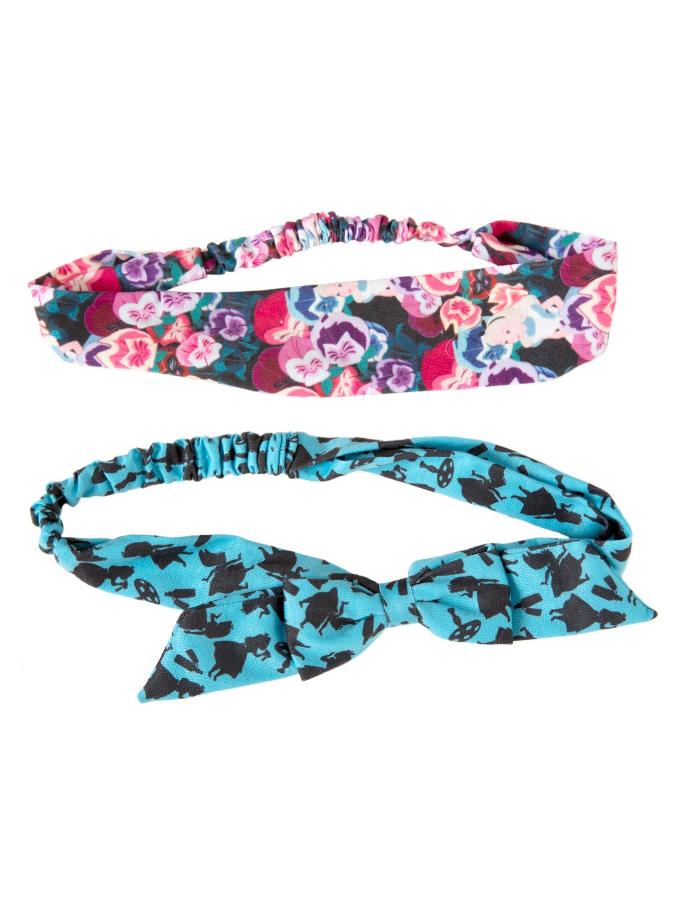 Disney Alice In Wonderland Stretchy Headband 2 Pack, , alternate