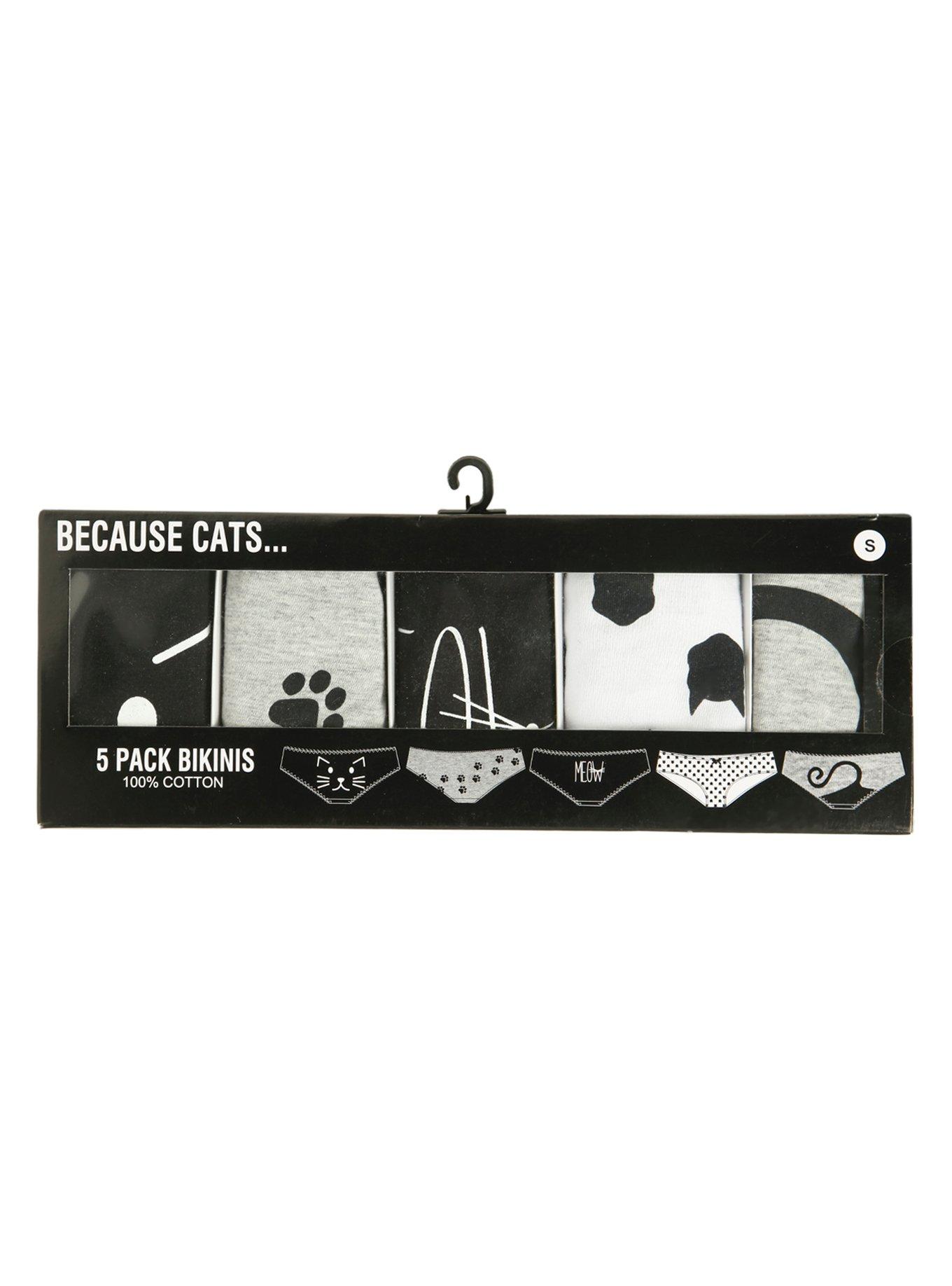 Cats Panty 5 Pack, , alternate