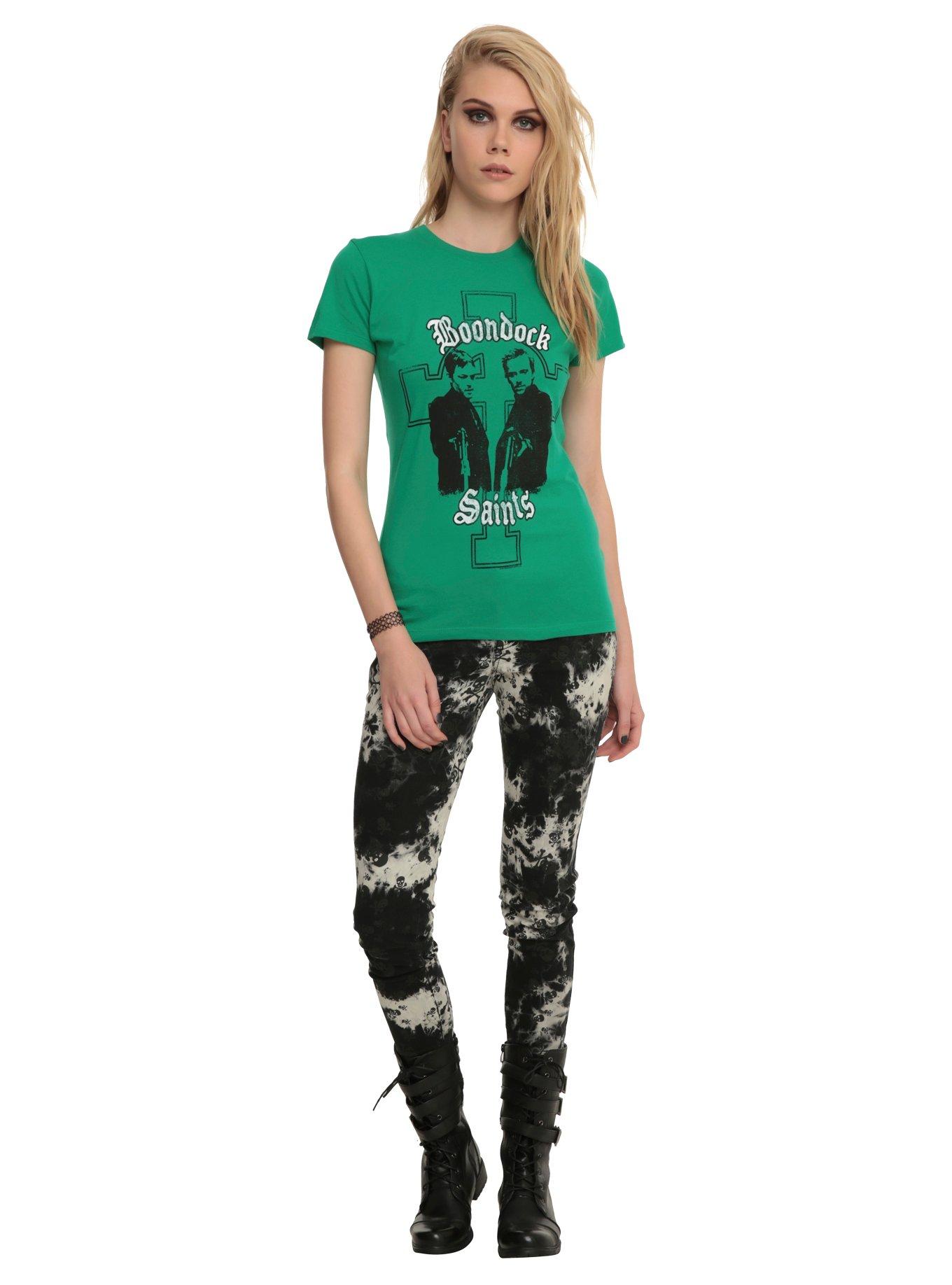 The Boondock Saints Cross Girls T-Shirt, , alternate