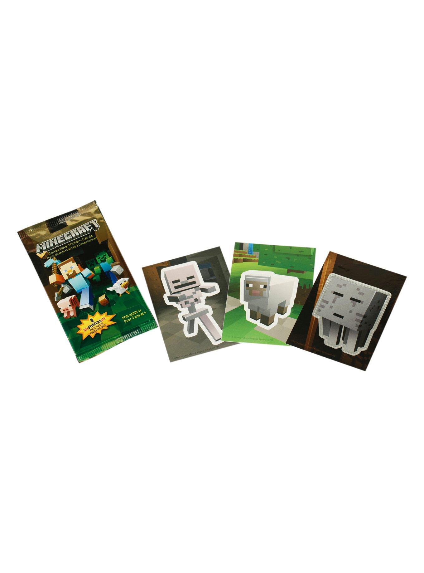 Minecraft Collectible Sticker-Cards, , alternate