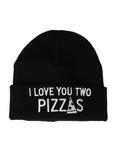 Love You Two Pizzas Watchman Beanie, , alternate