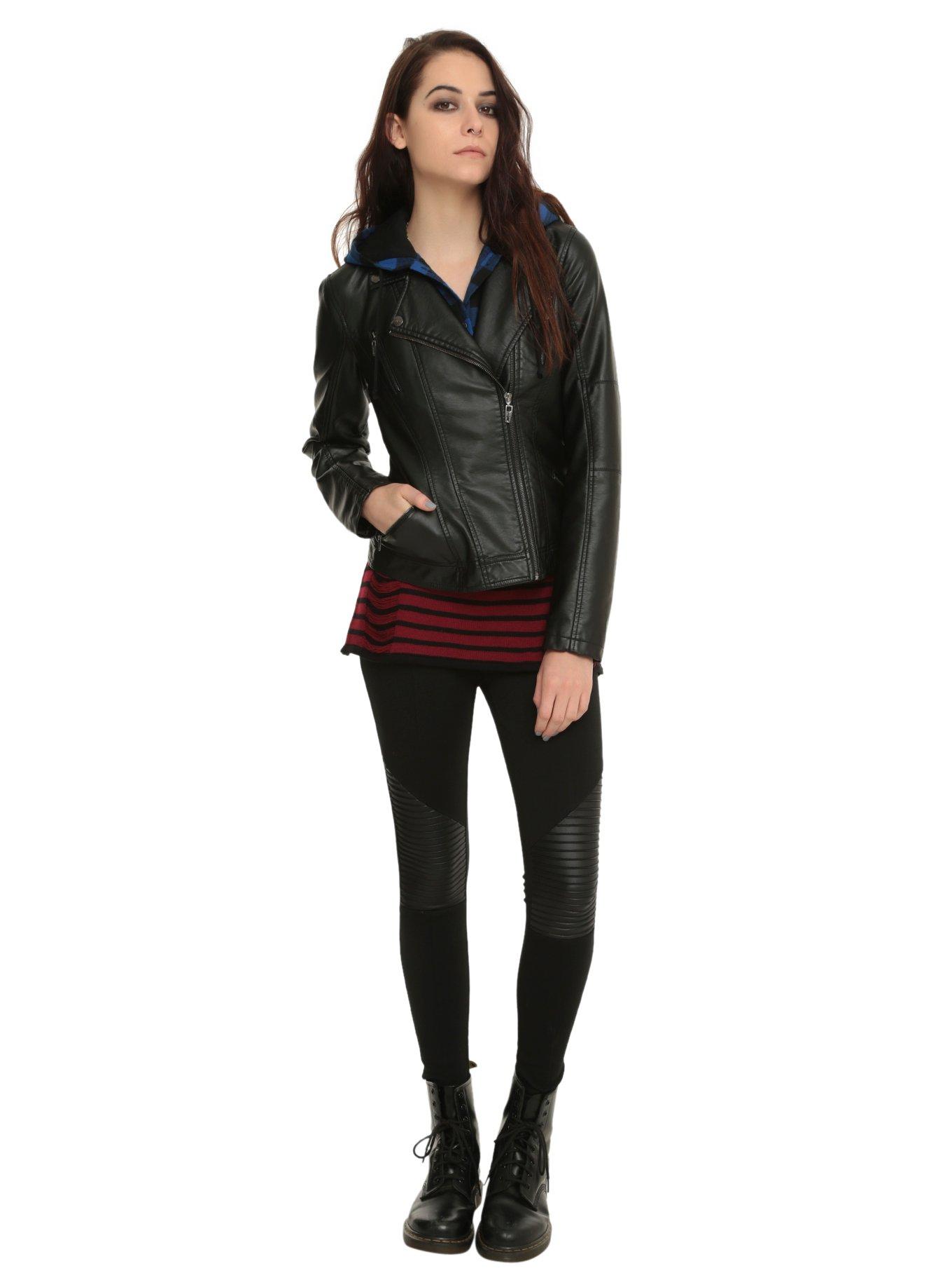 Orphan Black Pleather Girls Moto Jacket, , alternate