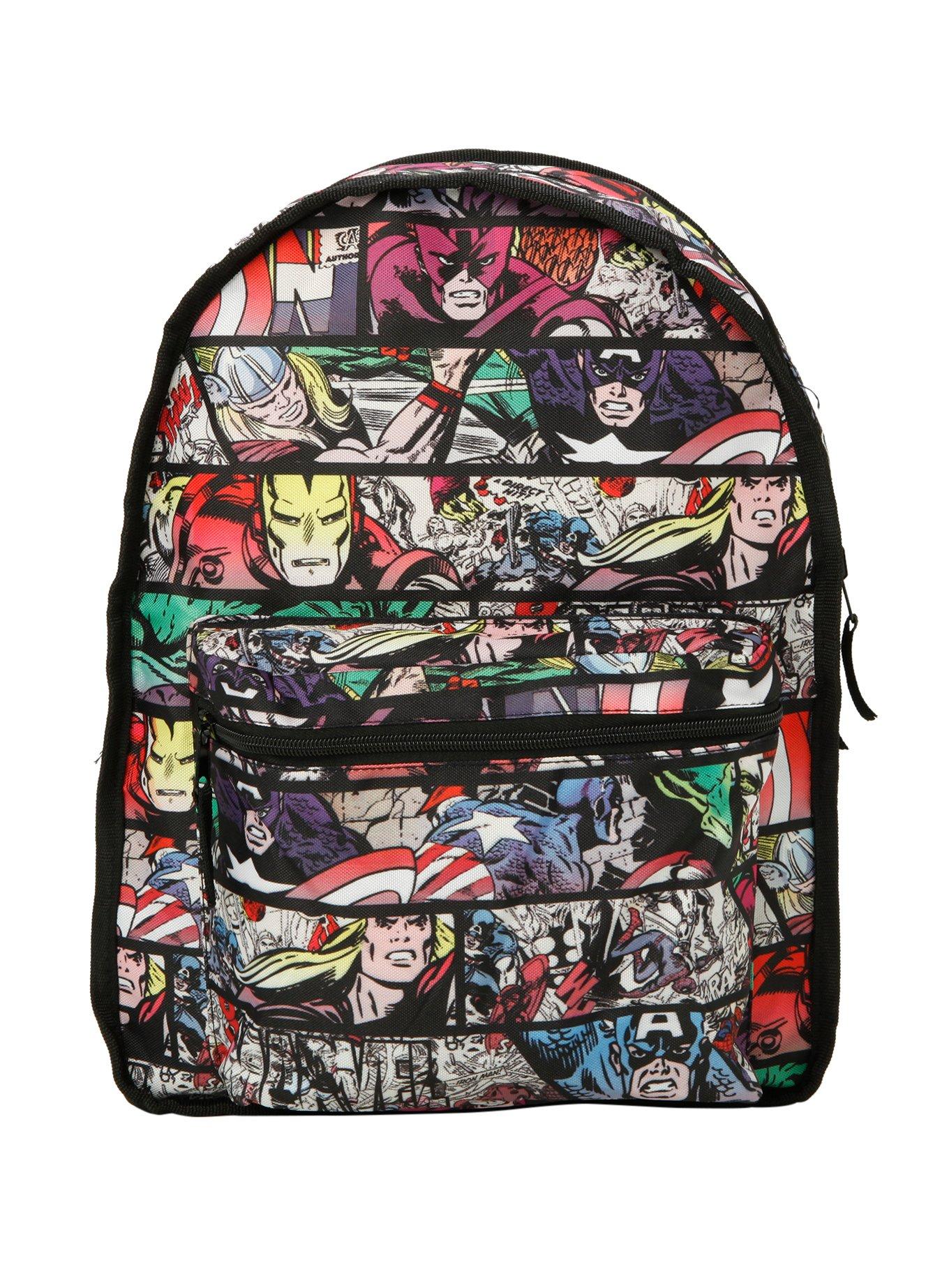 Marvel Heroes Panel Reversible Backpack, , alternate