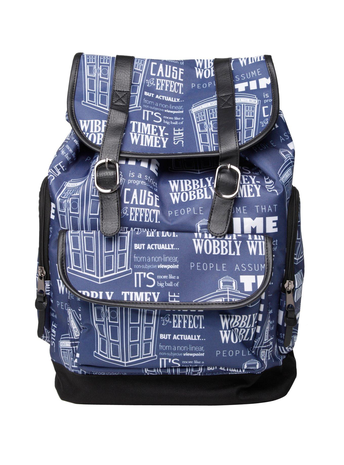 Doctor Who Cause To Effect Slouch Backpack, , alternate