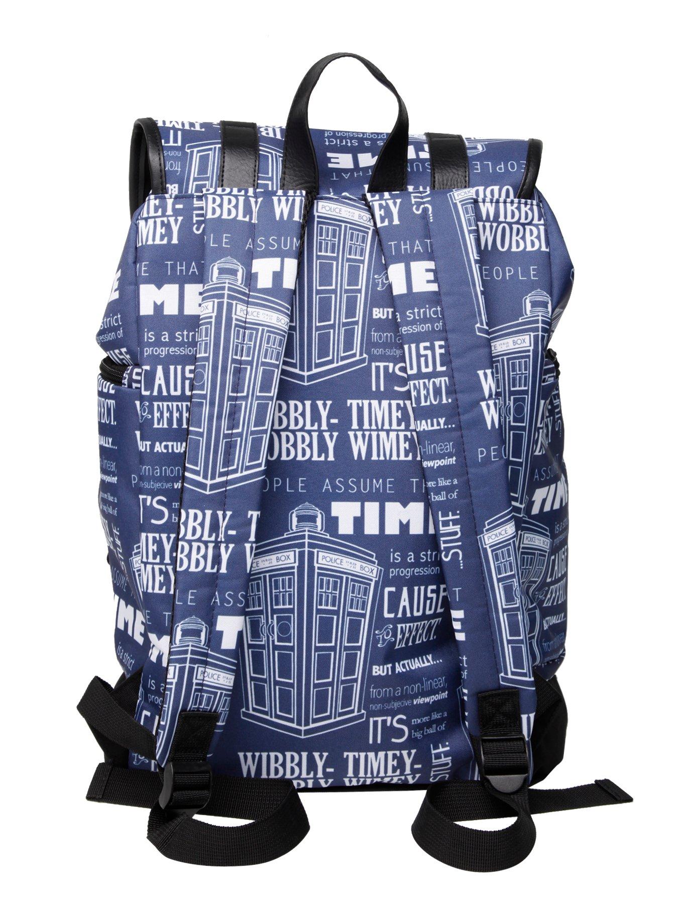 Doctor Who Cause To Effect Slouch Backpack, , alternate
