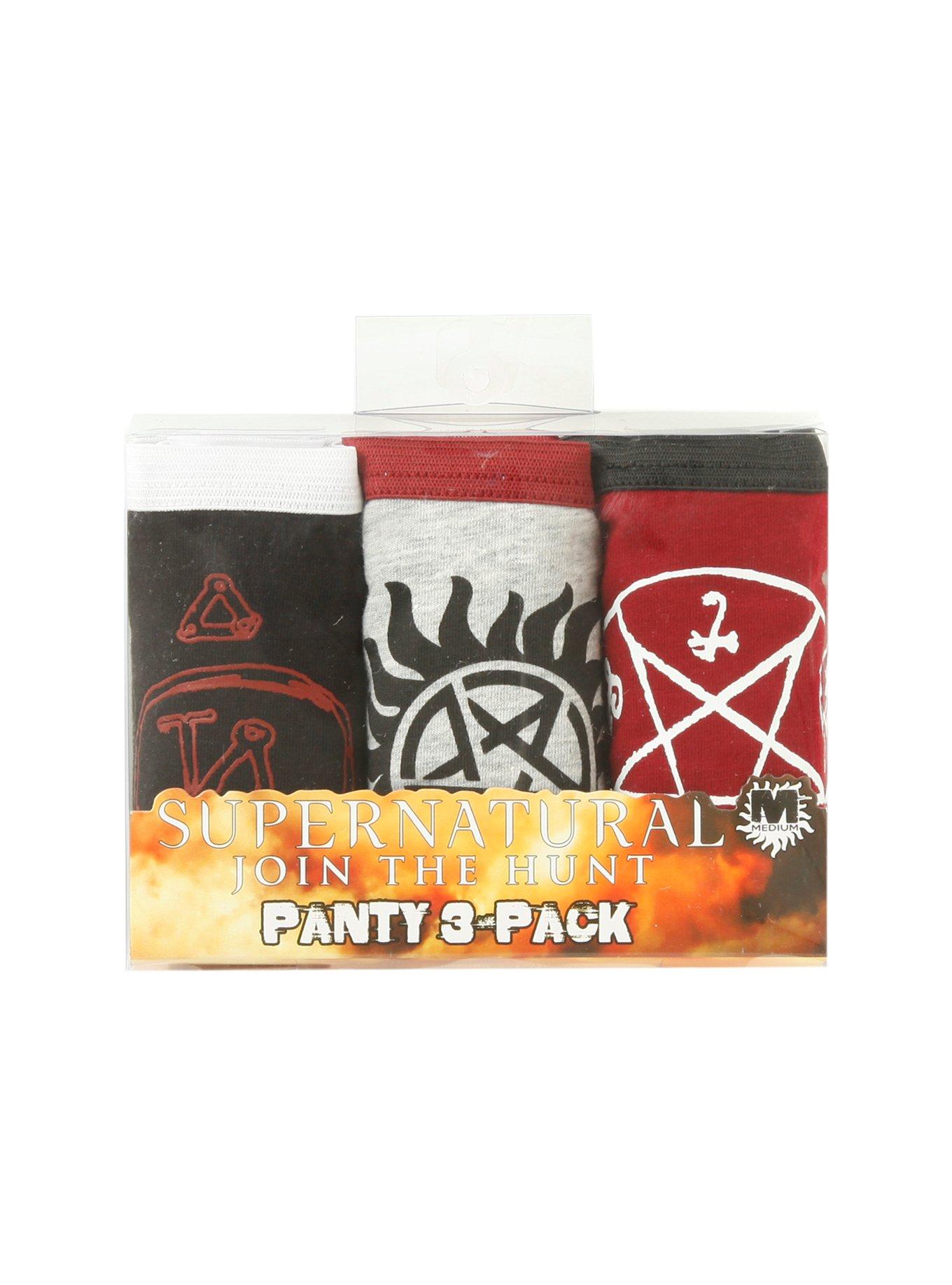 Supernatural Symbols Panty 3 Pack, , alternate