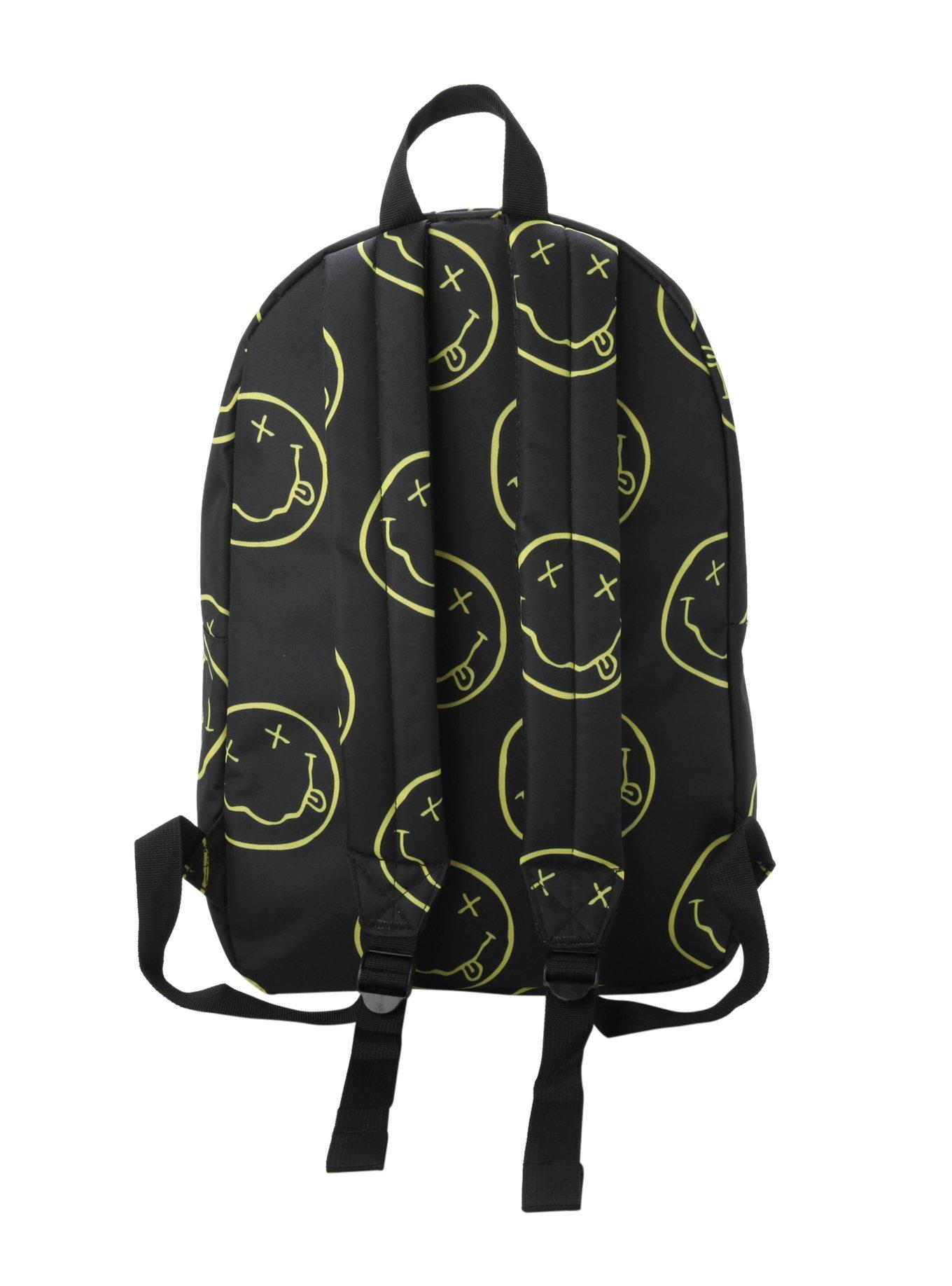 Nirvana Smiley Backpack, , alternate