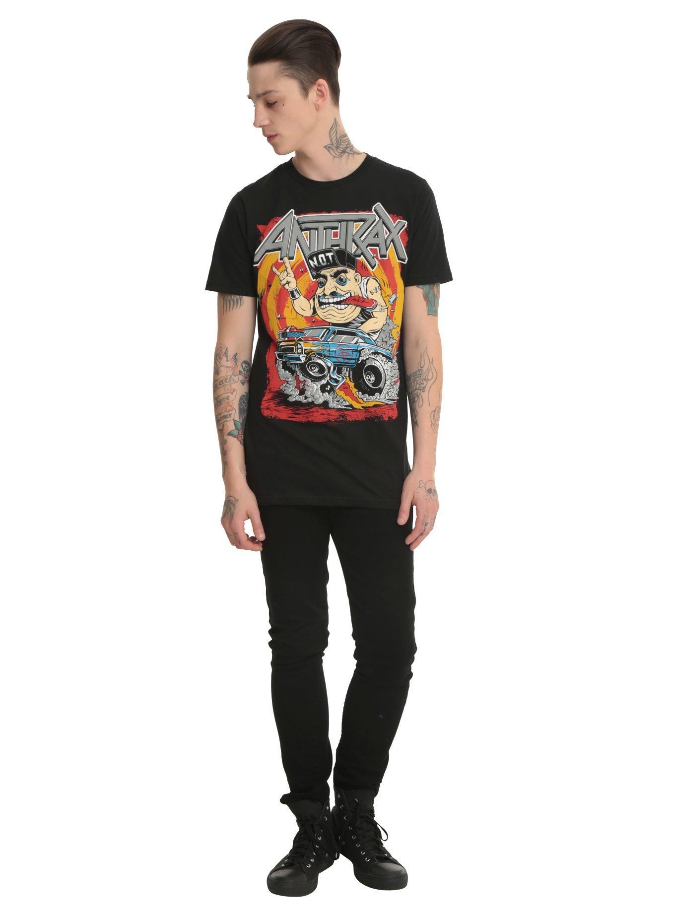 Anthrax Not Man Hot Rod T-Shirt, , alternate