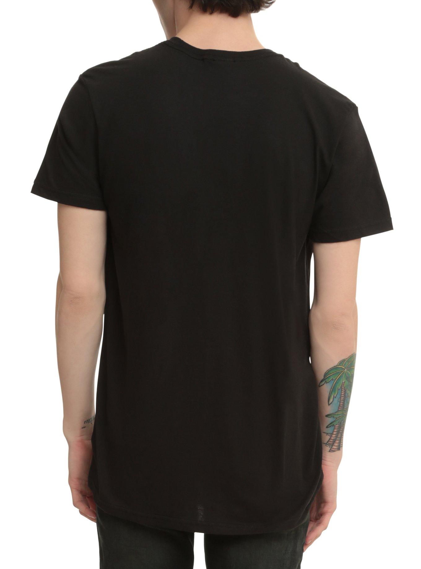 Three Days Grace Clock T-Shirt, BLACK, alternate