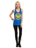 DC Comics Wonder Woman Logo Girls Tank Top, , alternate