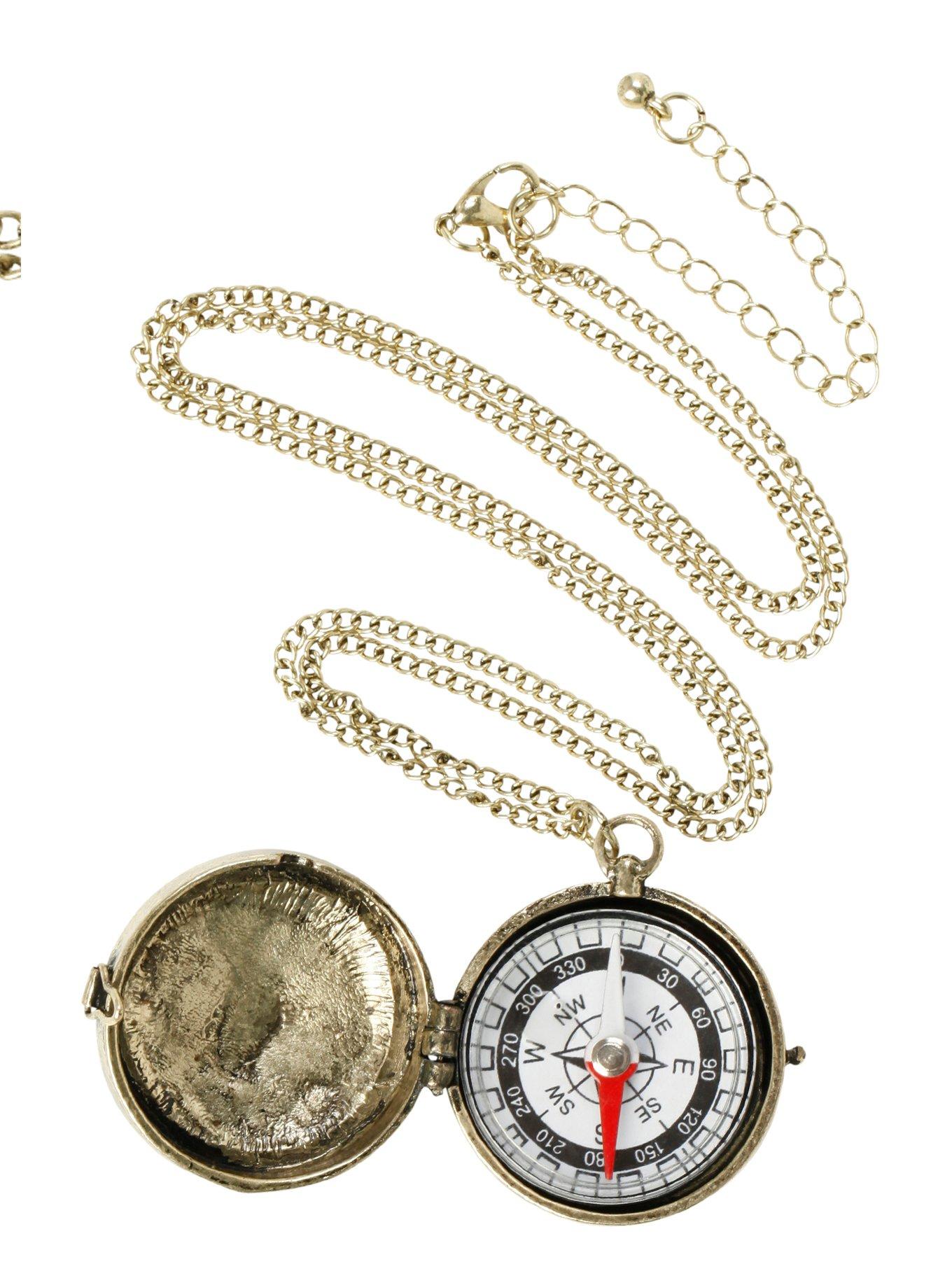 LOVEsick Compass Locket Necklace, , alternate