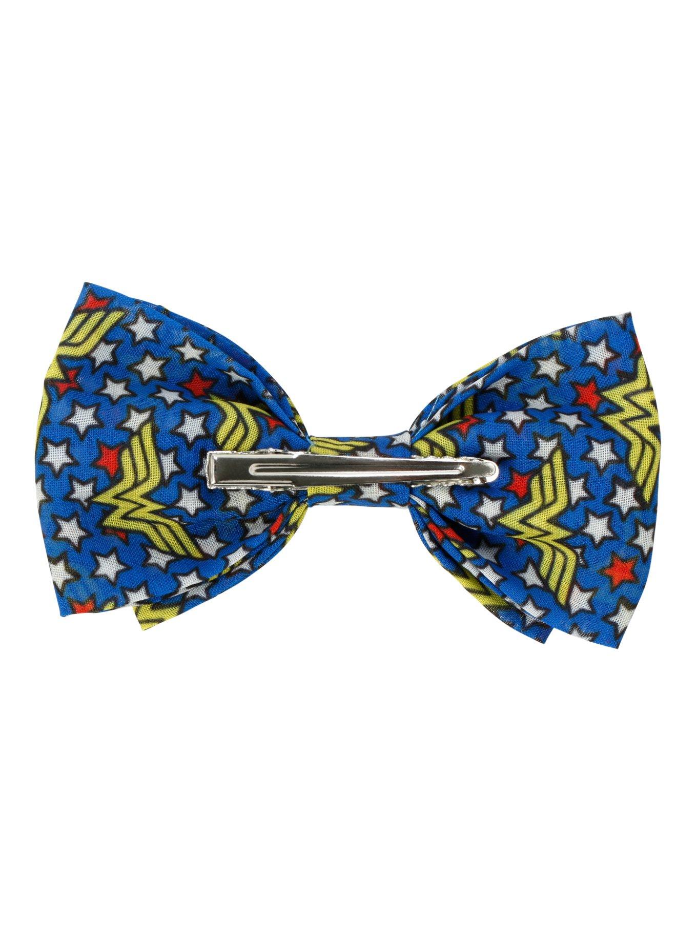 DC Comics Wonder Woman Logo Hair Bow, , alternate