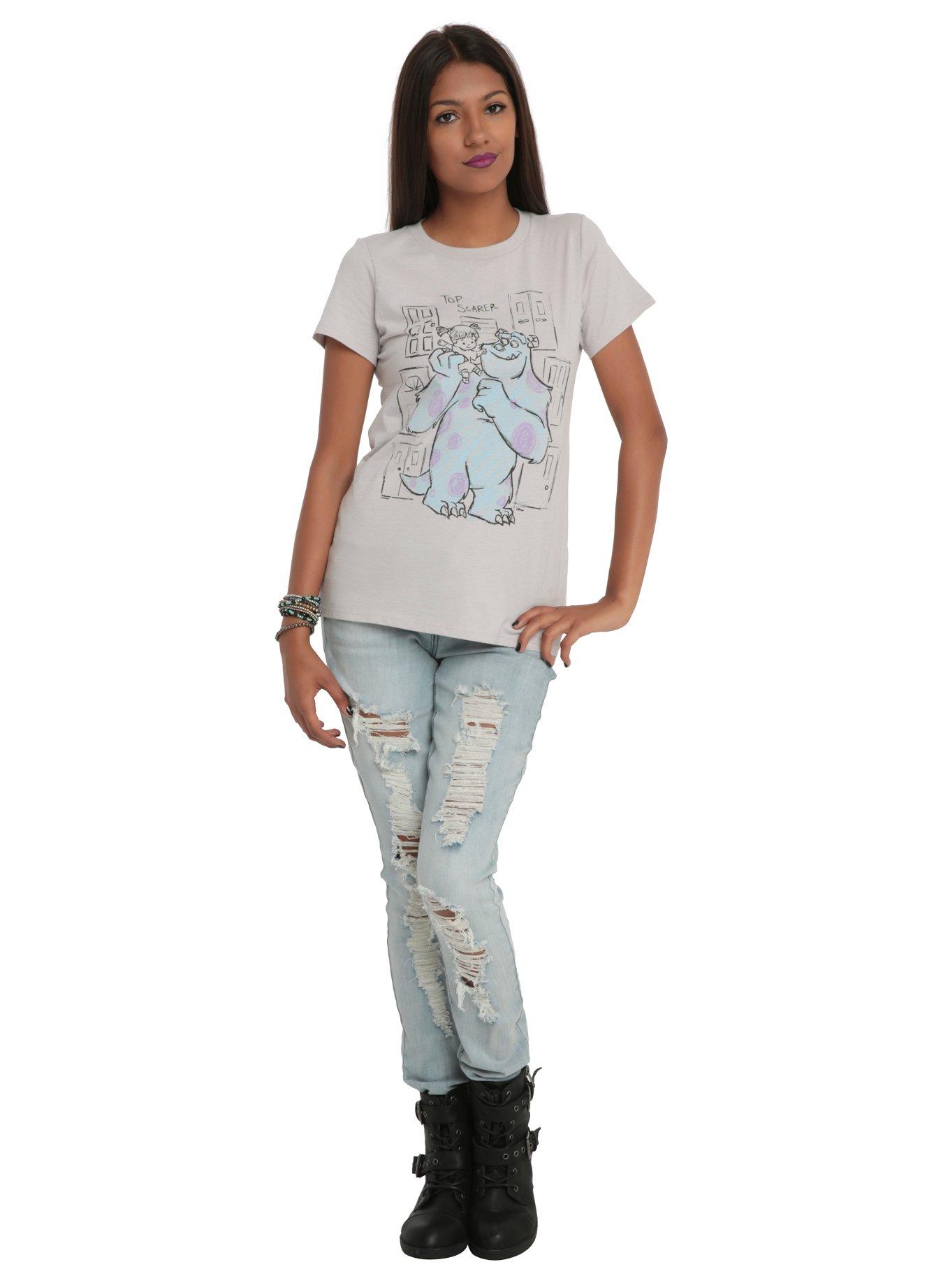 Disney Monsters, Inc. Duo Sketch Girls T-Shirt, , alternate
