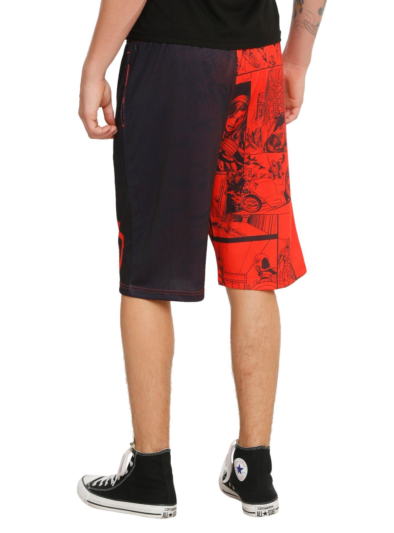 Marvel The Avengers Guys Basketball Shorts, , alternate