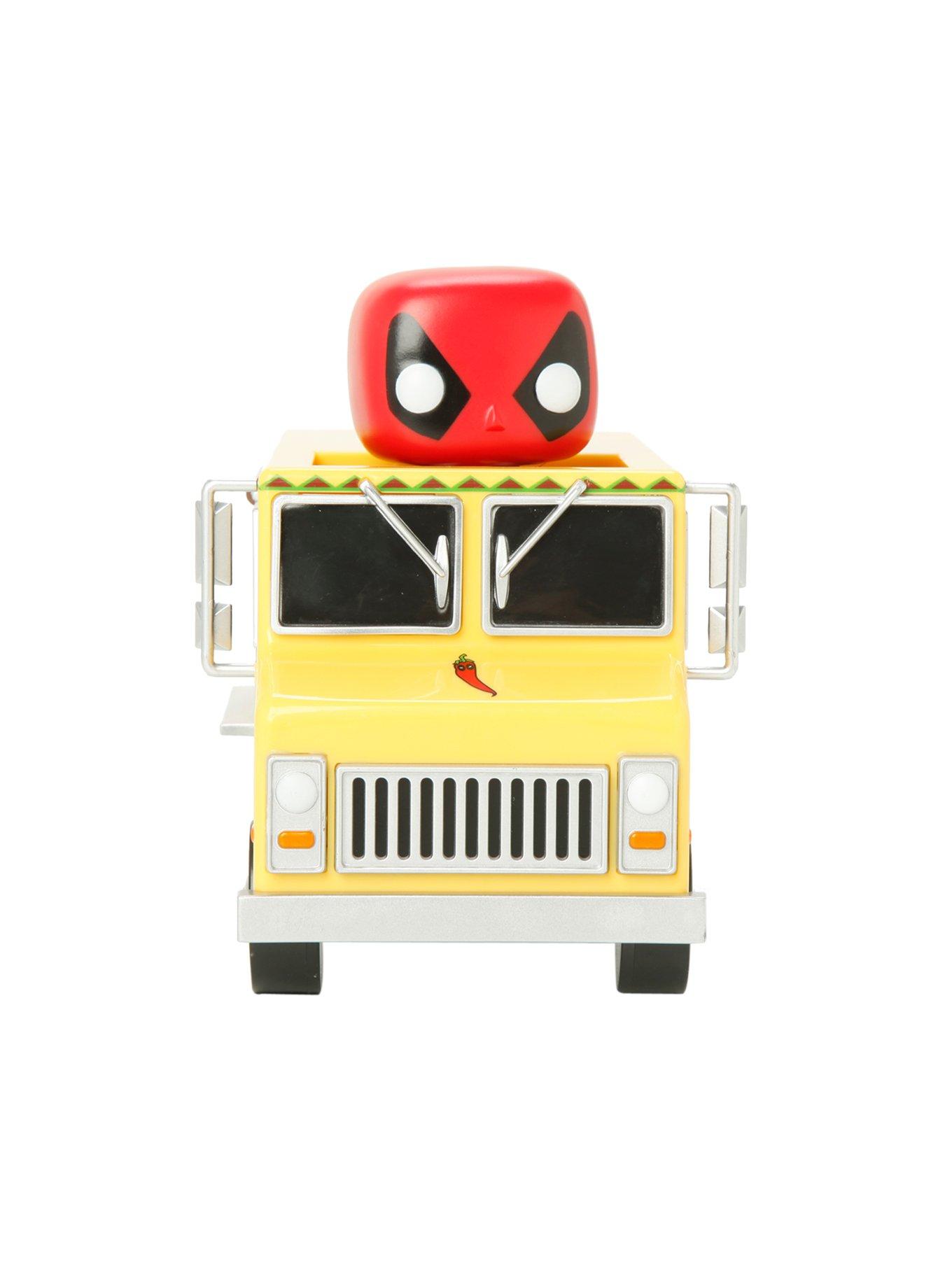 Funko Marvel Pop! Rides Chimichanga Truck With Deadpool Bobble-Head Vinyl Vehicle, , alternate