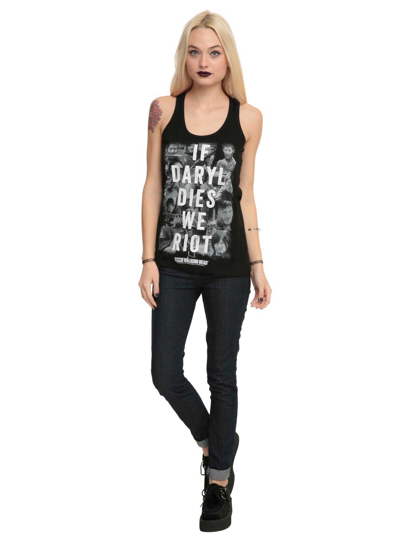 The Walking Dead Daryl Riot Girls Tank Top, , alternate