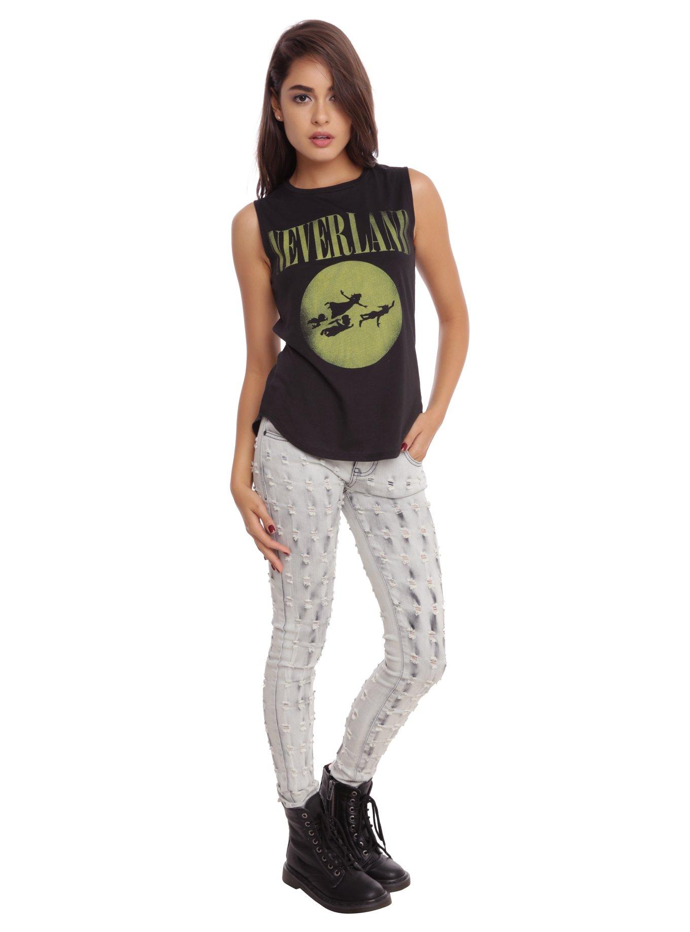 Disney Peter Pan Never Land Girls Muscle Top, BLACK, alternate
