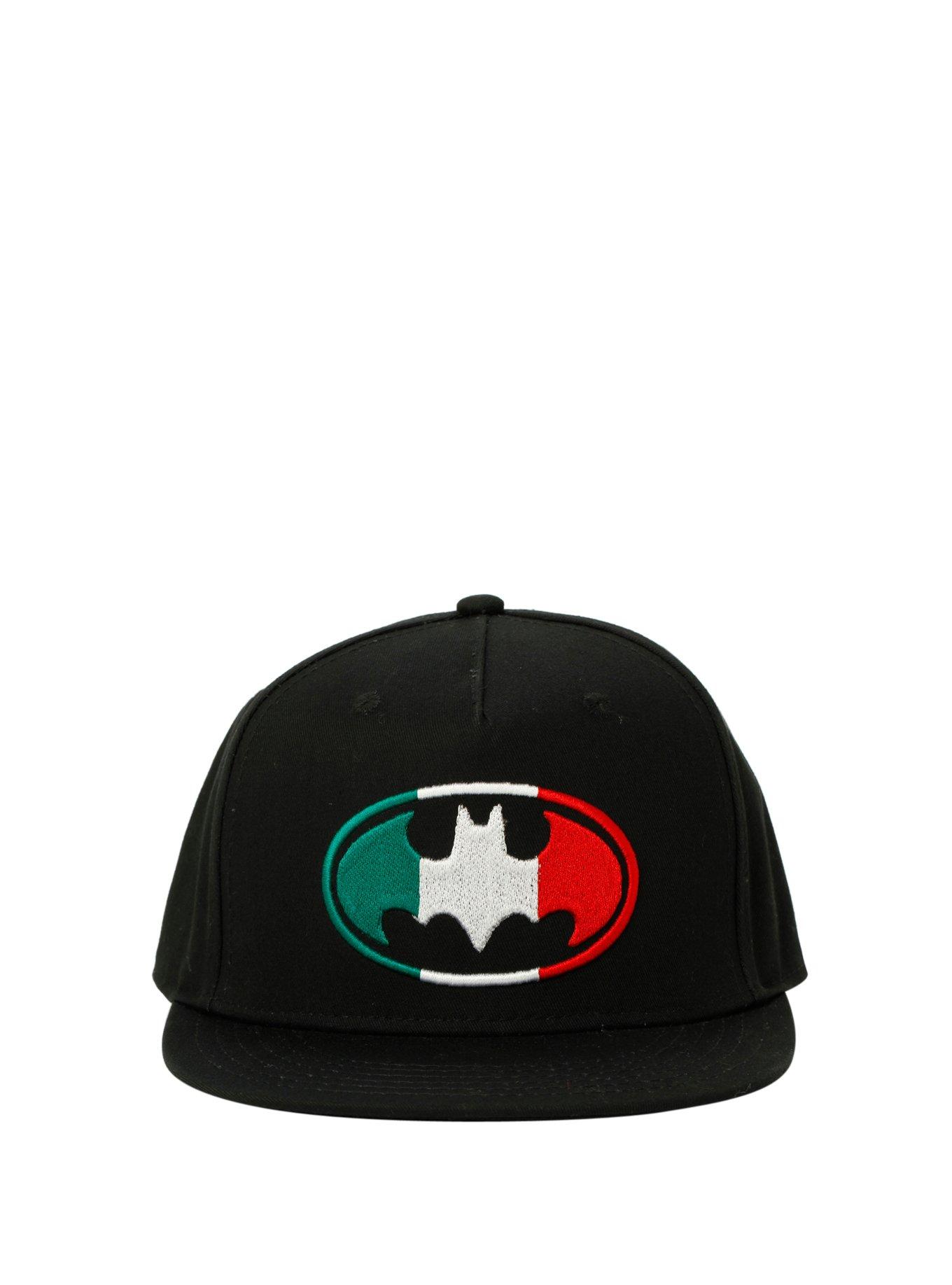 DC Comics Batman Mexico Flag Snapback Hat, , alternate