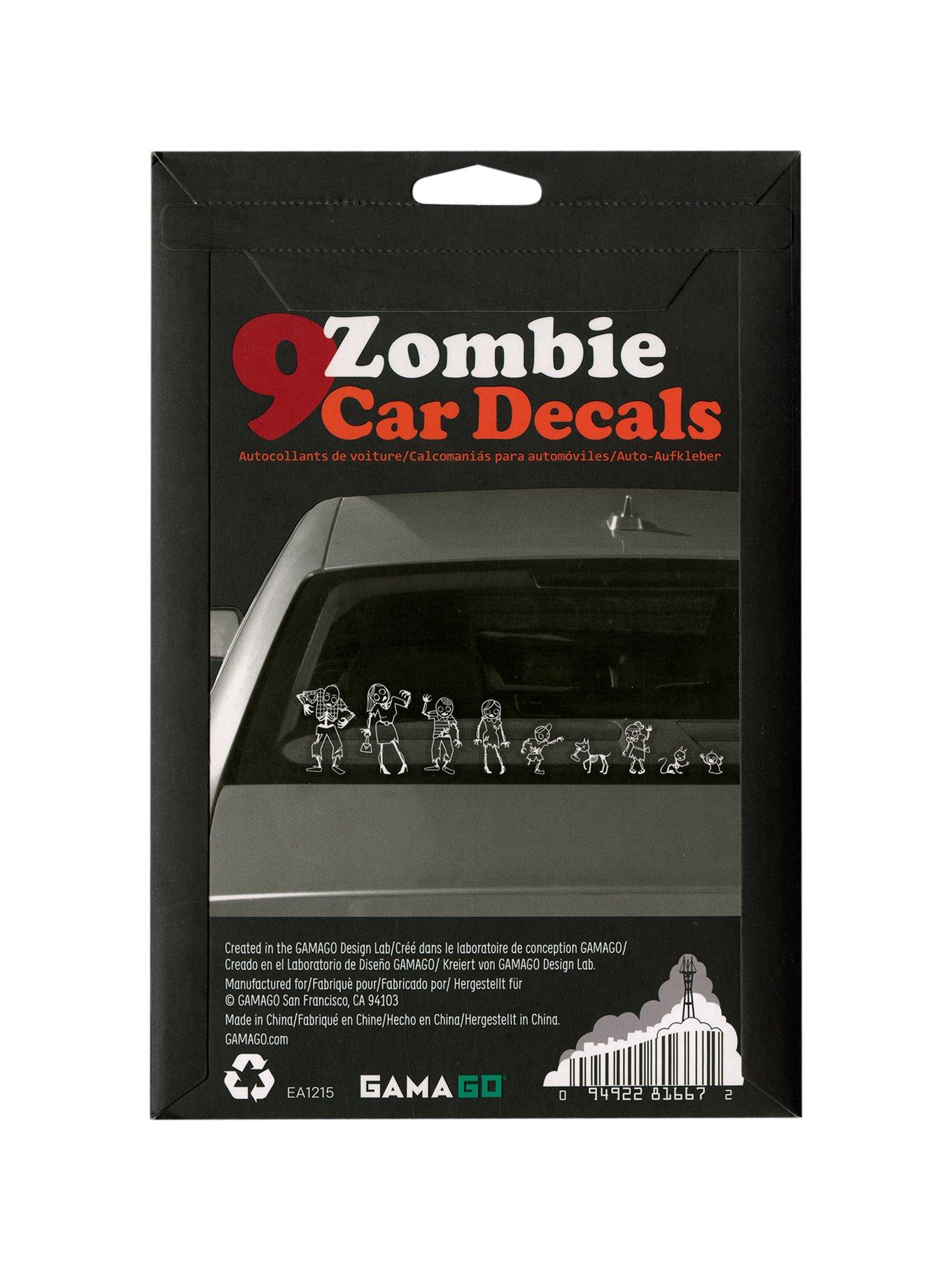 Zombie Car Decals, , alternate