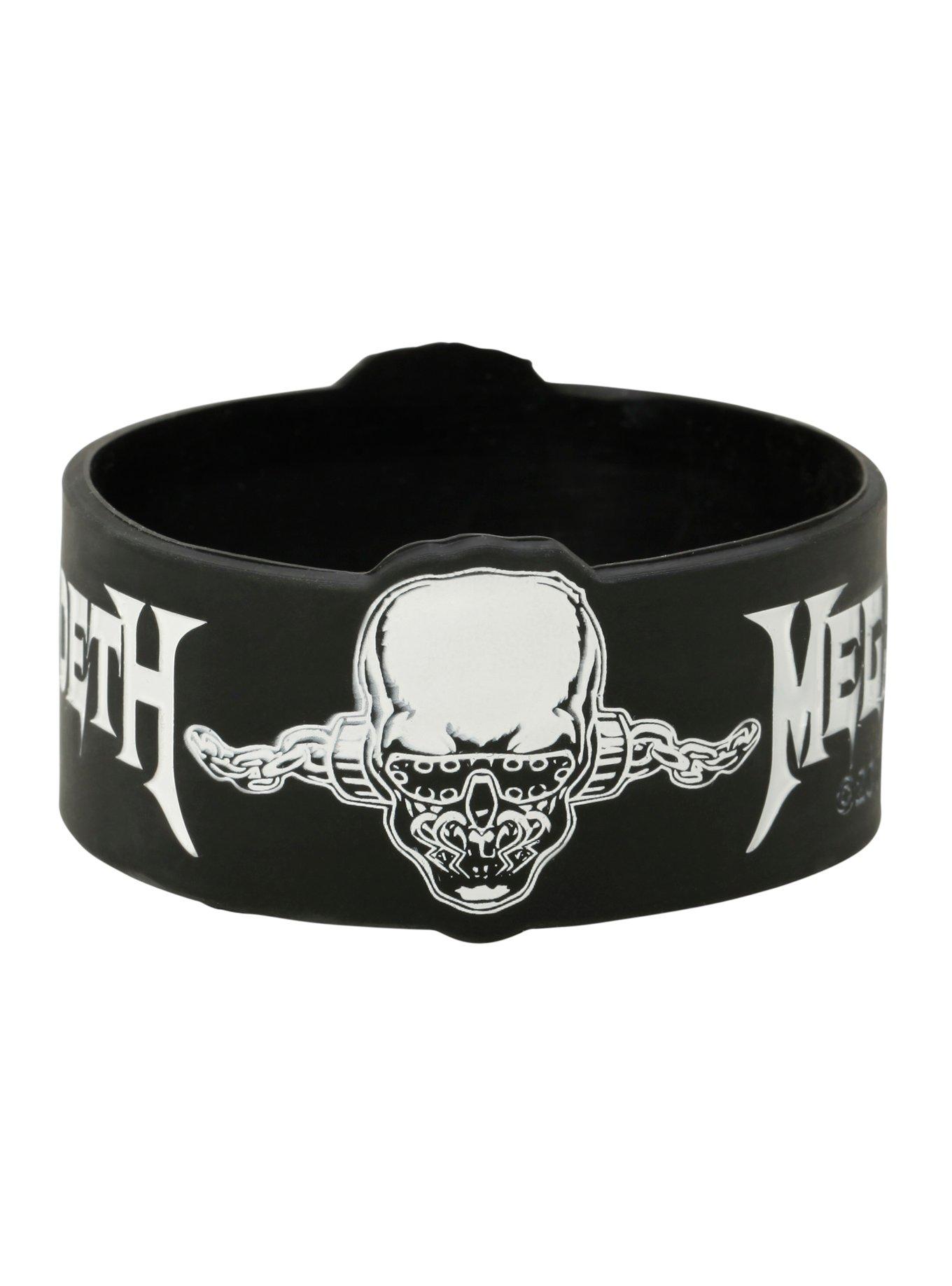 Megadeth Logo Rubber Bracelet, , alternate