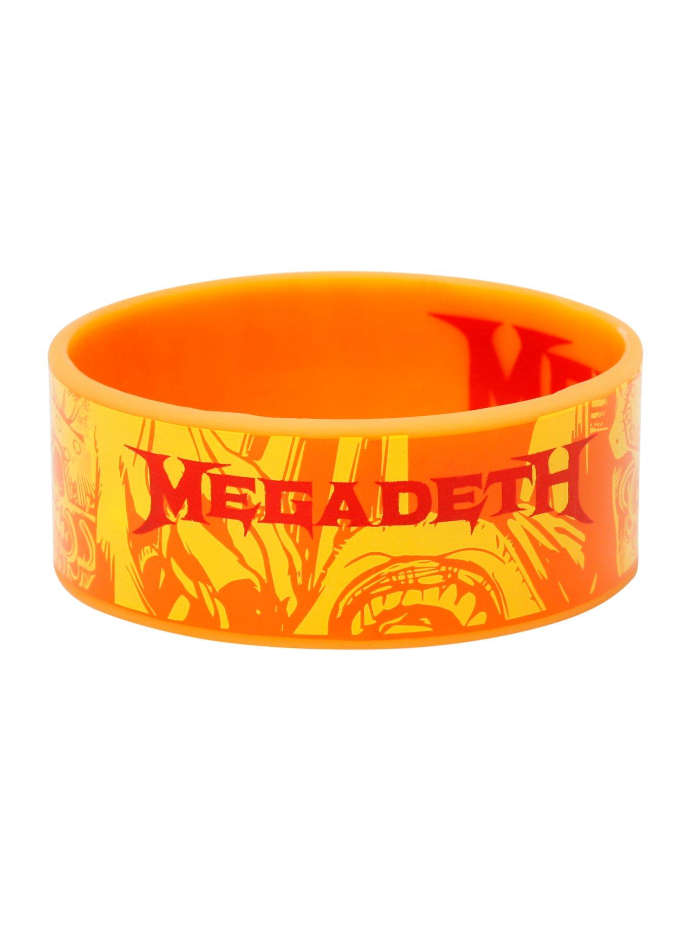 Megadeth Comic Rubber Bracelet, , alternate