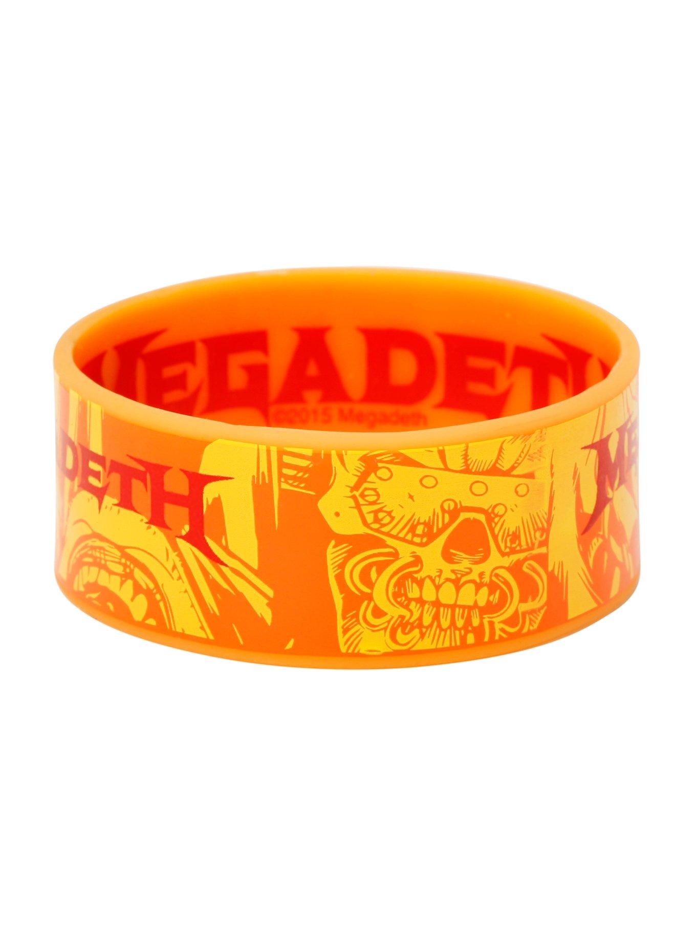 Megadeth Comic Rubber Bracelet, , alternate