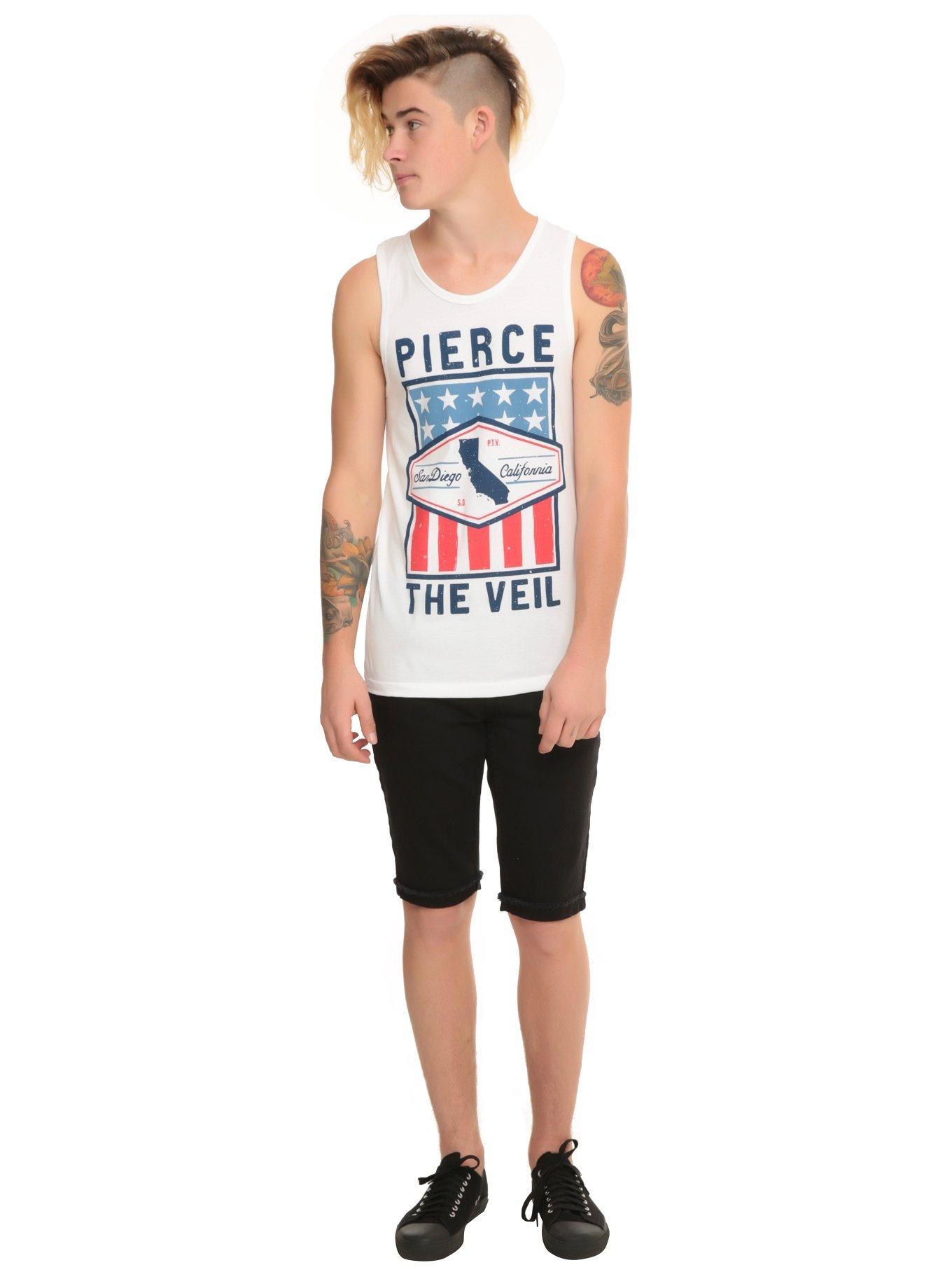 Pierce The Veil San Diego Tank Top, , alternate