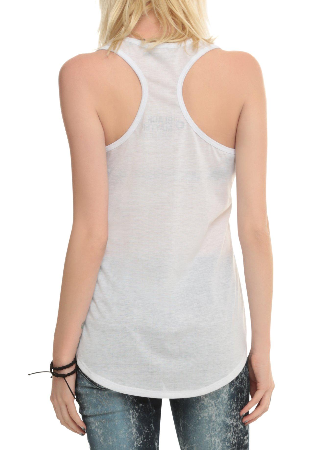 Believe In Mermaids Scales Girls Tank Top, , alternate