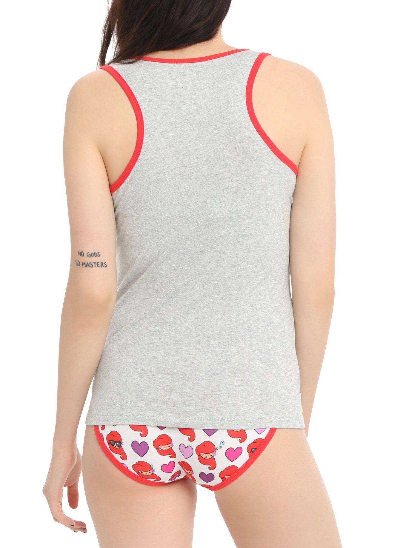 Disney The Little Mermaid Ariel Emoji Tank & Hot Pants Set, , alternate