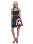 Her Universe Marvel Captain America Halter Dress, , alternate